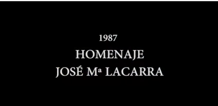 Homenaje a José María Lacarra