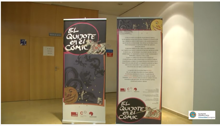 Exposición del Quijote en la Biblioteca María Moliner