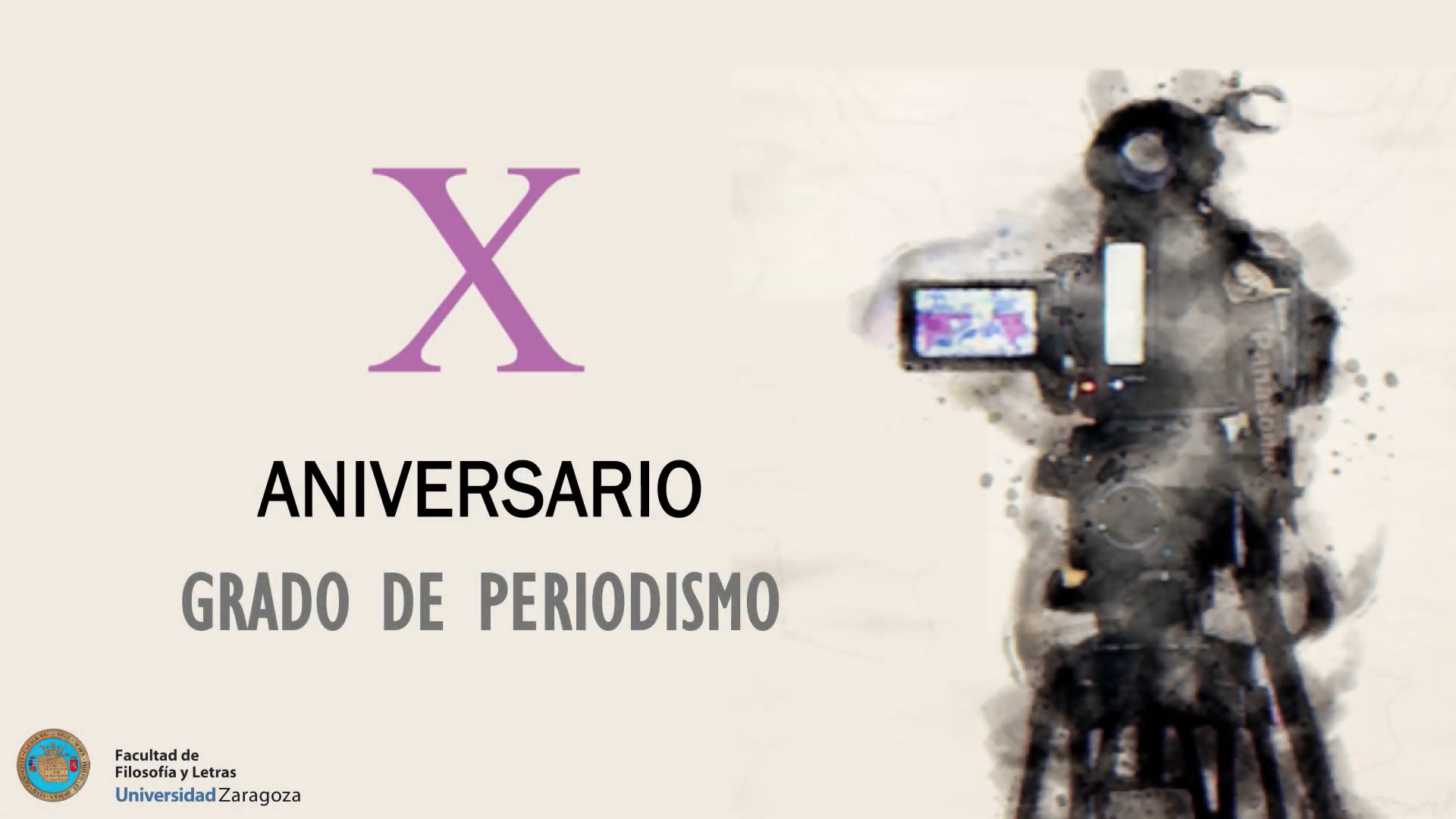 X Aniversario del Grado de Periodismo