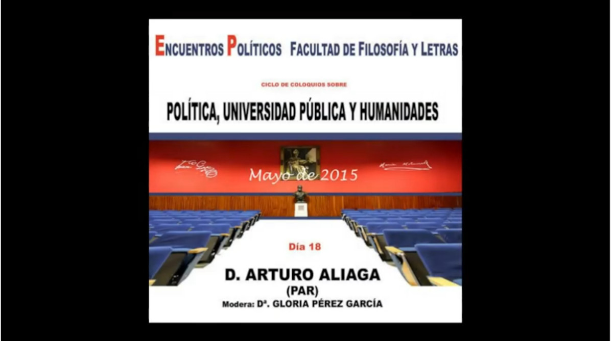 Encuentros políticos en Filosofía y Letras: Arturo Aliaga (PAR)